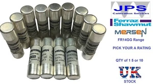 Ferraz Shawmut Mersen Fuse FR14GG69V 14 x 51 mm Pick Your A Rating Type gG - Picture 1 of 17