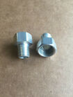 Lot of 2 Milspec 145477 1/4X11/16 MIP Male Pipe to Female Tube Reducing Adapter