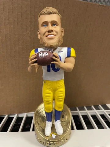 Cooper Kupp Los Angeles Rams  FOCO LE Superbowl Champs MVP Bobblehead NIB Cover