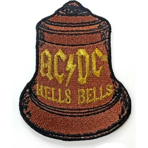 AC/DC Iron-On Woven Patch HELL'S BELLS: brassy gold Official Licenced Merch gift - Imagen 1 de 1