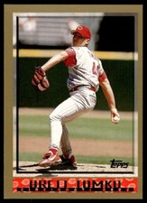 1998 Topps Baseball Card Brett Tomko Cincinnati Reds #440