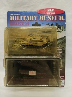 Military Museum Collection M1A1 BSC USMC Miniature Tank 1/144 Scale - Image 1 of 4
