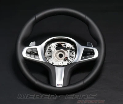 9882625 M Sport Leather Steering Wheel Multifunction Paddle NEW OEM BMW X3 G01 X4 G02 LCI - Image 1 of 4