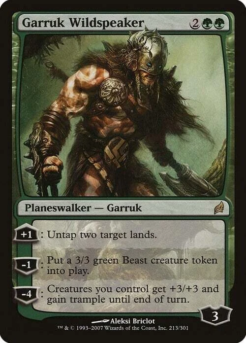 Magic The Gathering MTG GARRUK WILDSPEAKER Lorwyn NM Near Mint - Image 1 of 1