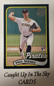 2024 Topps Update Paul Skenes RC 1989 Topps Insert Black #152/299 Pirates - Picture 1 of 2