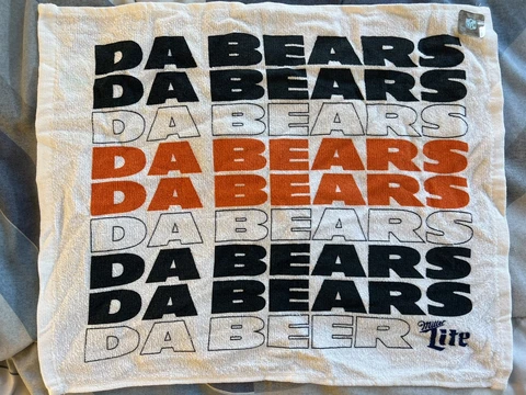 Chicago Bears Soldier Field NFL DA BEARS 2022 Rally Towel Cover