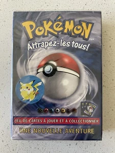 1st Edition Pokemon Base Set Starter Theme Deck Factory Sealed WoTC FRENCH - Picture 1 of 6