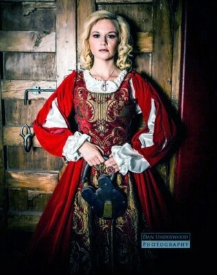 3 piece Custom Made Renaissance Brocade & Velvet Dress - Image 1 of 4