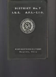 INTERNATION UNION OF ELECTRICAL RADIO & MACHINE WORKERS (MEMBERSHIP BINDER WITH - Picture 1 of 1