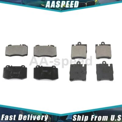 Pastillas de freno delanteras y traseras de cerámica para Mercedes-Benz SLK350 2006 2005 DuraGo Foto 1 de 3