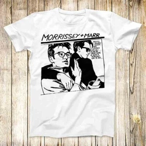 Camiseta The Smiths Morrissey Marr Dibujos Animados Meme Hombres Mujeres Prenda para el torso unisex 3684 - Imagen 1 de 2