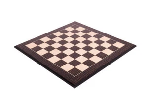 Tiger Ebony & Maple Standard Traditional Chess Board - 1.875" - Picture 1 of 1