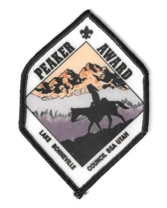 BSA LAKE BONNEVILLE COUNCIL PEAKER AWARD TRAIL PATCH - Bild 1 von 3