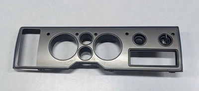 78-90 CHEVROLET GMC VAN G10 G20 G30 Blue Brushed CLUSTER SPEEDO BEZEL DASH  - Image 1 of 4