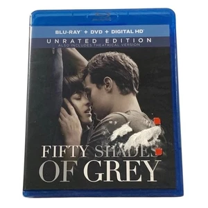 Fifty Shades of Grey Unrated Edition Blu-ray + DVD + Digital HD Set NEW - Picture 1 of 4