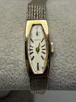 Longines Ladies Watch Manual Wind Working Swiss Made 10MM 7" 10K Rolled Gold - Image 1 of 4