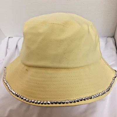 Sombrero cubo Marcus Adler amarillo claro ala plateada  Foto 1 de 3