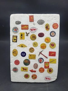 Antique Tobacco Tin Tag Lot Tobacciana Advertising Tabs Taylor, Bohannon - Picture 1 of 4