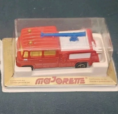 Majorette France #258 POMPIER AEROPORT MERCEDES Late 1970s Fire Engine/Truck New - Image 1 of 3