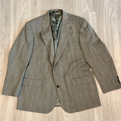 Polo University Club Ralph Lauren Gris Cuadros Hombre Traje de Lana 46R Pantalones 36/26 Foto 1 de 4