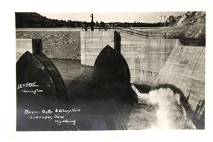 RPPC Drum Gate & Glory Hole Guernsey Dam WY - Bild 1 von 2