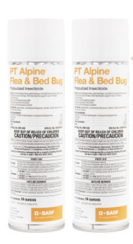 Paquete de 2 chinches y pulgas alpinas PT de 14 oz con insecticida IGR matar pulgas chinches Foto 1 de 1
