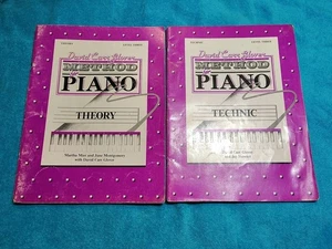 Method For Piano Level 3 Theory & Technic 1989 David Carr Glover 2 Book Set - Picture 1 of 18