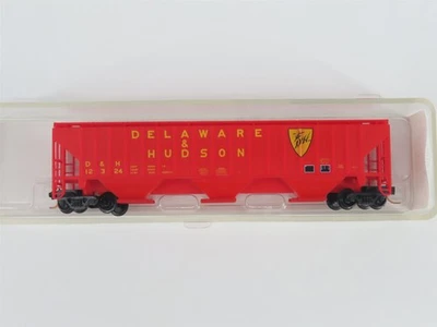 N Scale Red Caboose RM-25626-3 D&H Delaware & Hudson 3-Bay Hopper #12324 - Image 1 of 4