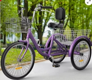 TWO Adult Tricycle EACH BIKE IS ALREADY ASSEMBLED AND COMES WITH ADULT HELMET - Picture 1 of 3