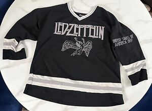 Led Zeppelin 1977 United States of America Tour Men’s XXL Hockey Jersey Shirt