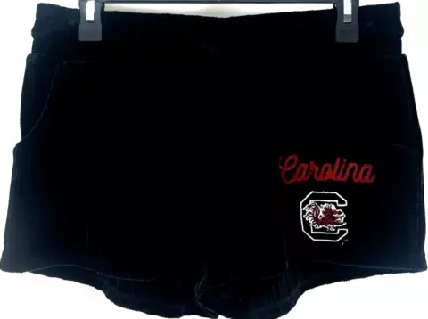NEW South Carolina Gamecocks Concepts Sport Embroidered Black Shorts Womens M Cover