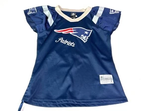 Reebok Womens NFL New England Patriots Football Jersey #12 Tom Brady Blue Large - Picture 1 of 9
