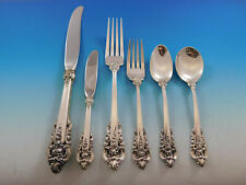 Grande Baroque by Wallace Sterling Silver Flatware Set 12 Service 76 pcs Dinner