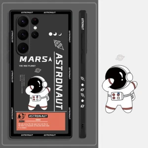 For Samsung A53 A52 S23 S22 Ultra S21 S20 Astronaut Wrist Strap Soft Case Cover - Photo 1 sur 16