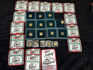 Vintage Lot Consolidated Freight collection service pins and patches - Picture 1 of 7