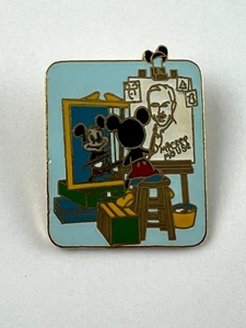 Prendedor de intercambio de pintura autorretrato WDW Mickey Mouse Norman Rockwell - Imagen 1 de 3