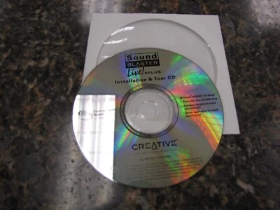 Vintage Creative Sound blaster LIVE CD-ROM for Windows 95/98/NT - MC13 - Image 1 of 2
