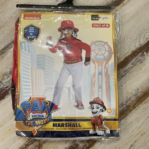 NEW Paw Patrol The Movie Toddler Marshall Firefighter Halloween Costume 3T-4T - Picture 1 of 5