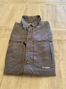 Camisa Para Hombres Drake Gris Abotonada Aves Acuáticas Talla Mediana - Imagen 1 de 9