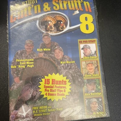 H.S. STRUT Cutt'n & Strutt'n 8 2003 Hunter's Specialties Turkey Hunting DVD Foto 1 de 2