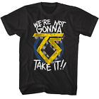 Twisted Sister Concert Merch Men's T-Shirt We're Not Gonna Take It '84 Logo
