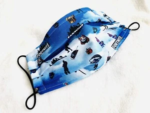 Face Mask Battle Royale Washable Handmade Nose Wire Kids 2-8 Years - Picture 1 of 1