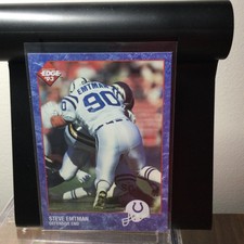 (2) 1993 Collector's Edge  1992 Skybox Steve Emtman #93 #321 Indianapolis Colts