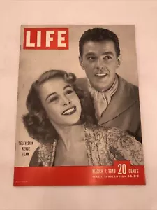 Vintage March 7, 1949 Life Magazine - Television Revue Team on Cover - Picture 1 of 4