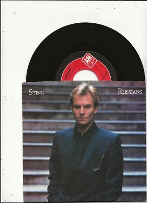 STING POLICE RUSSIANS RARE USA PROMO SINGLE, MINT - Image 1 of 2