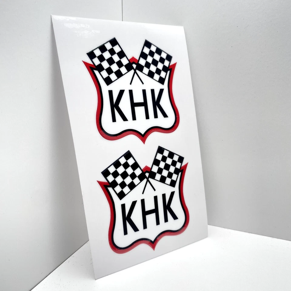 Harley-Davidson - KHK Sportster Oil Tank Decal Set (x2) Sticker | 1954-1956 — 第 1/4 张图片