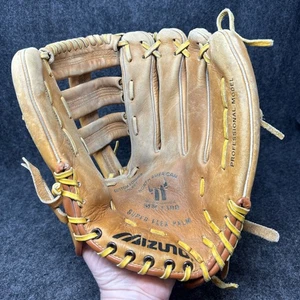 Vintage 80-90s Mizuno MM1300 Glove Pro Model Max Flex Steerhide Leather Philippines - Bild 1 von 12