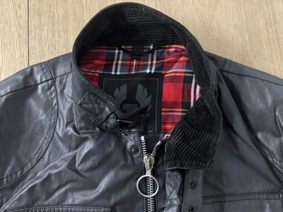 Belstaff Waxed Cotton Racemaster Jacket In Black, UK 42, IT 52 (L/XL) *Rare* - Image 1 of 4