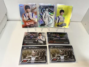 2024 Topps Chrome Formula 1 F1 Yuki Tsunoda 7 Card Lot - Picture 1 of 5