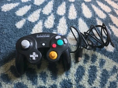Controlador Nintendo GameCube negro OEM DOL-003 PROBADO FUNCIONANDO  Foto 1 de 4